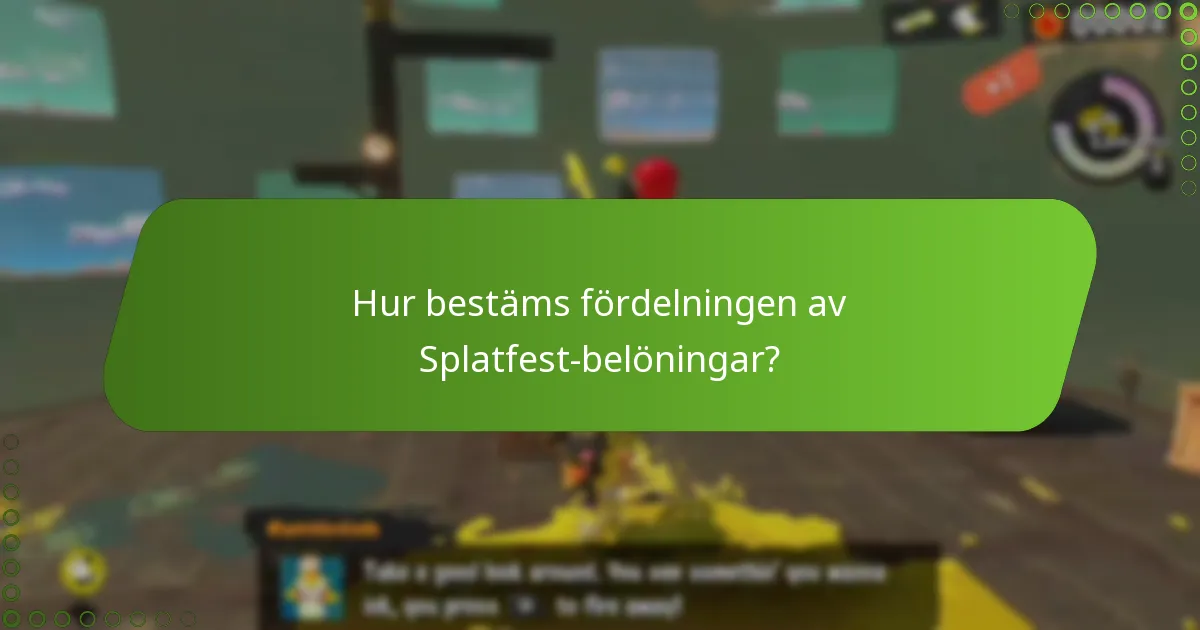 Vilka faktorer påverkar individuella bidrag till Splatfest-belöningar?