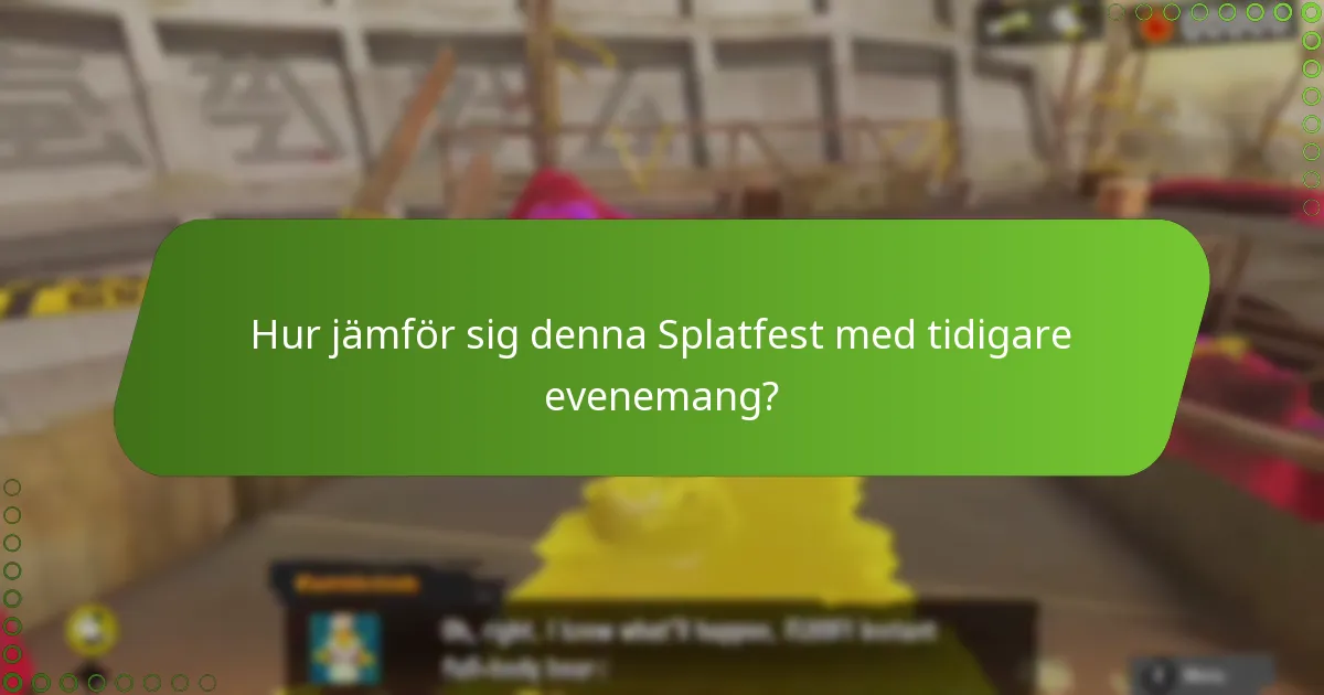 Hur formar gemenskapsreaktioner uppfattningen om Splatfest-evenemang?