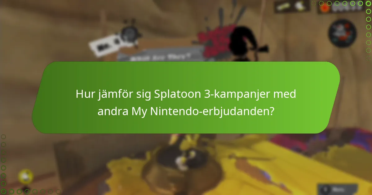 Vilka säsongsbundna erbjudanden finns tillgängliga för Splatoon 3?