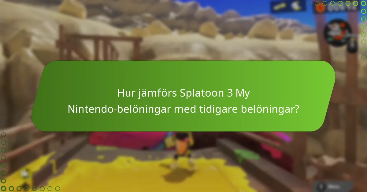 Hur kan jag göra anspråk på My Nintendo-belöningar i Splatoon 3?