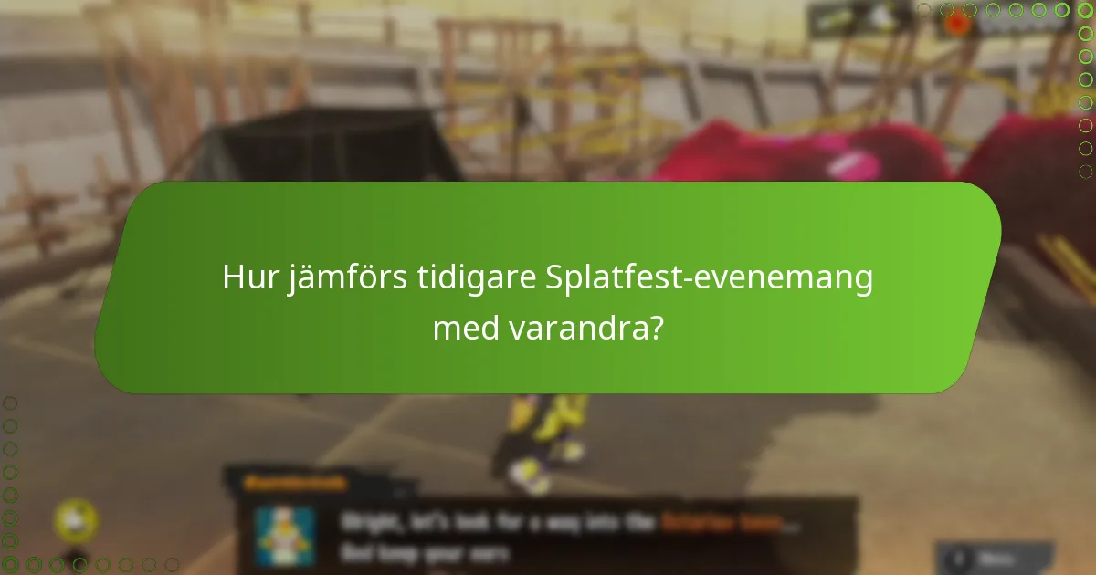 Vilka belöningar kan spelare tjäna från Splatfest-evenemang?