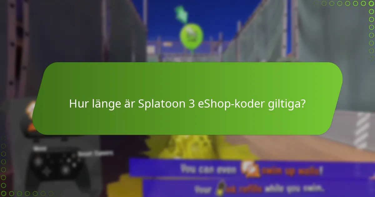Var kan jag hitta giltiga Splatoon 3 eShop-koder?