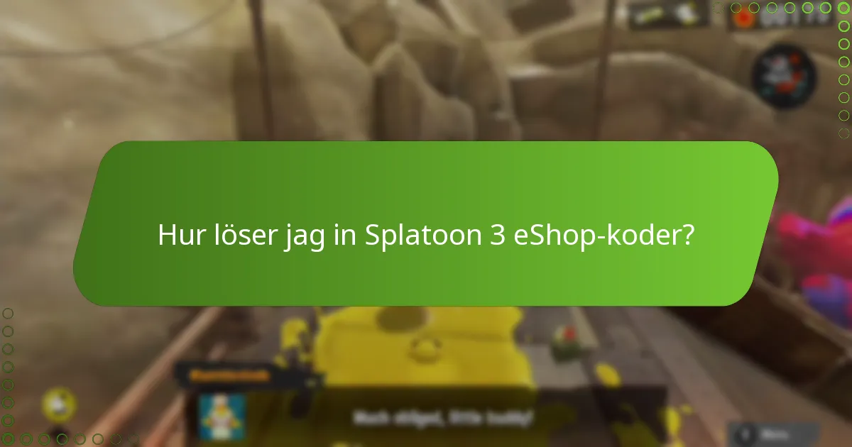 Vilka fördelar finns det med att dela Splatoon 3 eShop-koder?