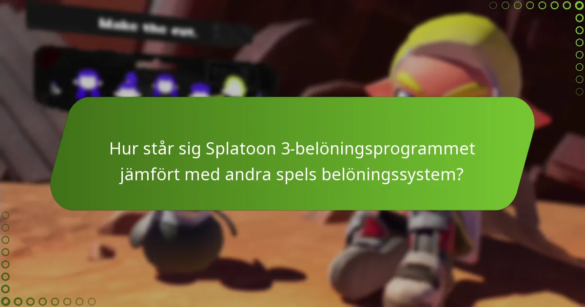Vilka fördelar får jag från Splatoon 3 eShop-belöningsprogrammet?