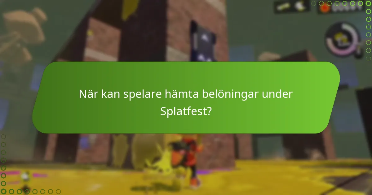 Hur kan spelare ställa in påminnelser för Splatfest-evenemang?