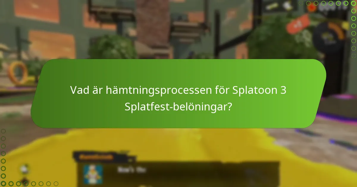 Vilka typer av belöningar kan spelare tjäna under Splatfest?