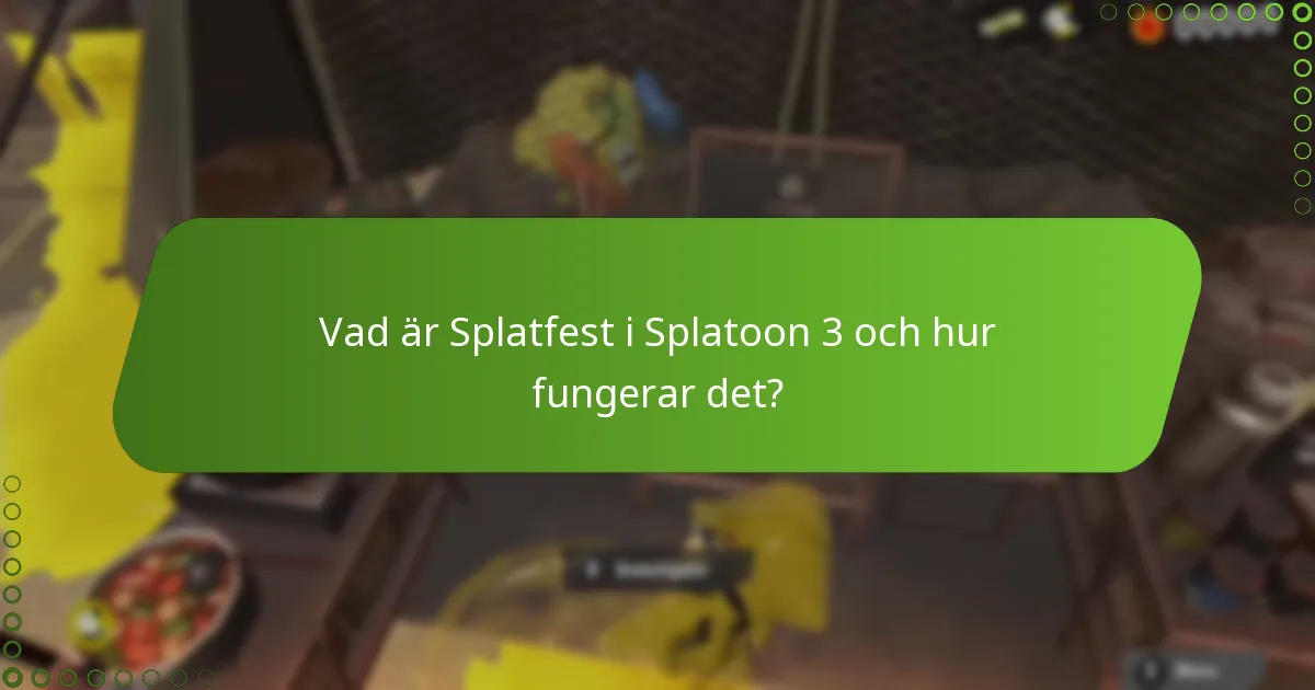 Vilka förbättringar vill spelare ha för framtida Splatfest-evenemang?