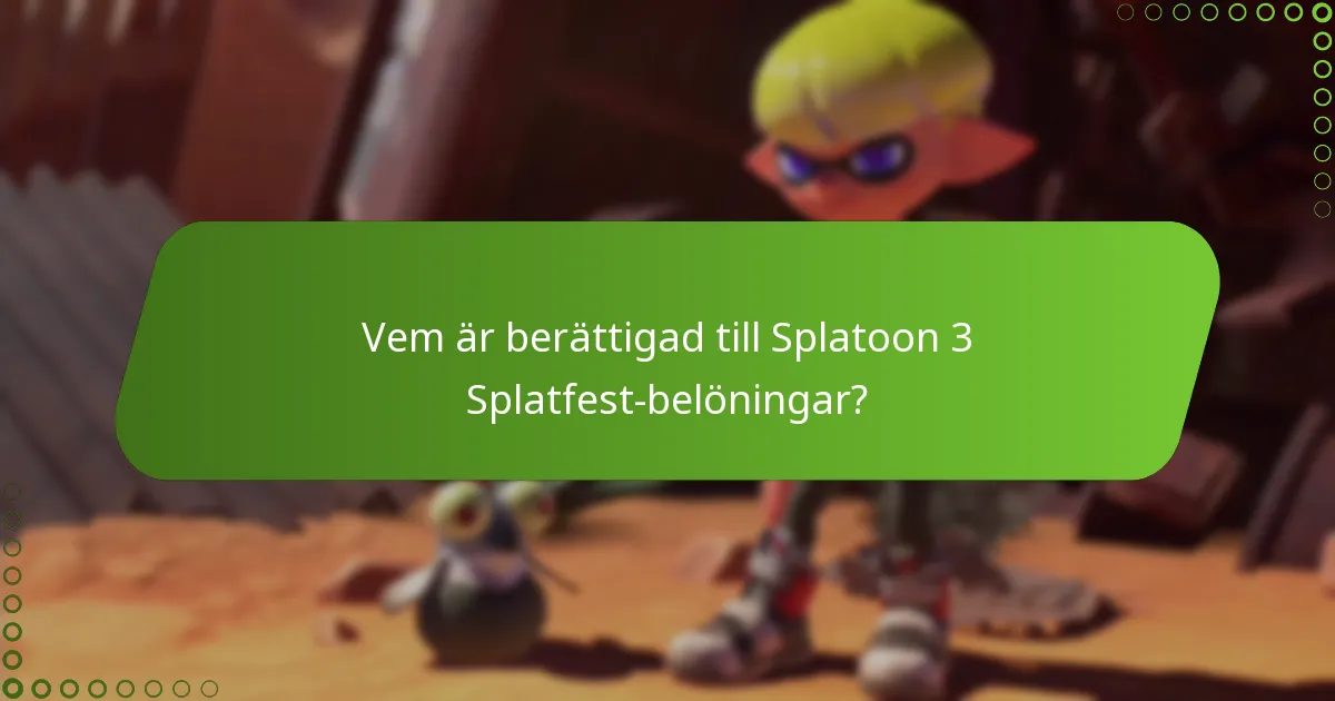 Hur jämför sig Splatfest-belöningar med tidigare evenemang?