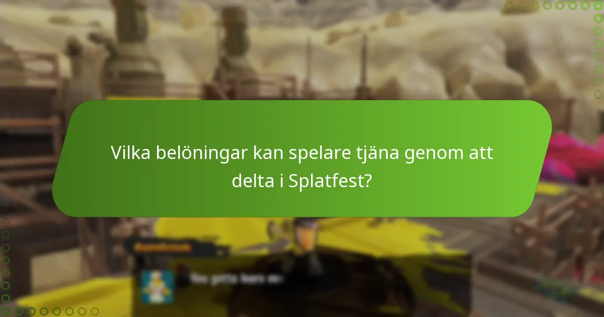 Vilka strategier kan förbättra Splatfest-prestationen?