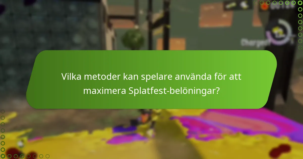 Vilka vanliga problem uppstår med Splatfest-belöningsdistribution?
