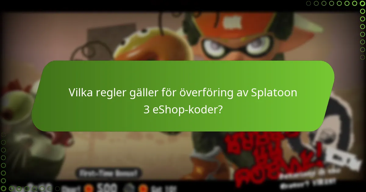 Hur löser jag in Splatoon 3 eShop-koder?